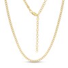 060 Gauge Cuban Curb Chain Choker Necklace in 10K Gold - 16"