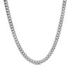 Thumbnail Image 1 of 150 Gauge Oxidized Curb Chain Necklace in Sterling Silver - 22"