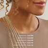 Thumbnail Image 2 of 150 Gauge Oxidized Curb Chain Necklace in Sterling Silver - 22"