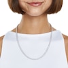Thumbnail Image 3 of Cubic Zirconia Tennis Necklace in Sterling Silver - 20"