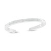 Thumbnail Image 1 of Adjustable Hammered Toe Ring in Sterling Silver