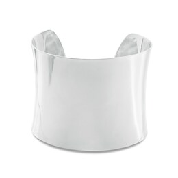 Large Concave Cuff in Sterling Silver - 7.25&quot;
