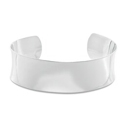 Medium Concave Cuff in Sterling Silver - 7.25&quot;