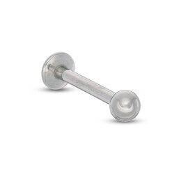 016 Gauge 3mm Ball Cartilage Barbell in Titanium - 3/8&quot;