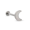 Thumbnail Image 0 of 018 Gauge Crescent Moon Cartilage Barbell in Titanium - 5/16"