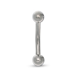 014 Gauge 4mm Ball Belly Button Ring in Titanium - 7/16&quot;