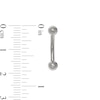 Thumbnail Image 1 of 014 Gauge 4mm Ball Belly Button Ring in Titanium - 7/16"