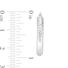 Thumbnail Image 2 of 25mm Diamond-Cut Hoop Earrings in 14K Tube Hollow White Gold