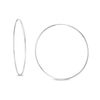 Thumbnail Image 1 of 50mm Continuous Tube Hoop Earrings in Hollow Sterling Silver