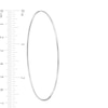 Thumbnail Image 2 of 70mm Continuous Tube Hoop Earrings in Hollow Sterling Silver