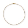Thumbnail Image 2 of 10K Solid Gold Dorica Singapore Chain Anklet - 10"
