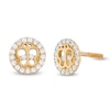 Thumbnail Image 1 of Child's Cubic Zirconia Butterfly Punchout Stud Earrings in 10K Gold