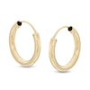 Thumbnail Image 1 of 15mm Hoop Earrings in 14K Tube Hollow Gold