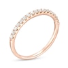 Thumbnail Image 2 of 1/4 CT. T.W. Diamond Wedding Band in 10K Rose Gold