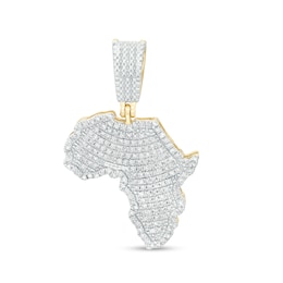1/4 CT. T.W. Diamond Africa Charm in 10K Gold