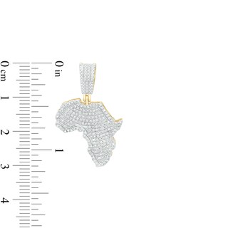 1/4 CT. T.W. Diamond Africa Charm in 10K Gold