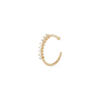 Thumbnail Image 0 of 020 Gauge Cubic Zirconia Nose Ring in Solid 14K Gold