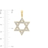 Thumbnail Image 2 of 1/8 CT. T.W. Diamond Star of David Necklace Charm in 10K Gold
