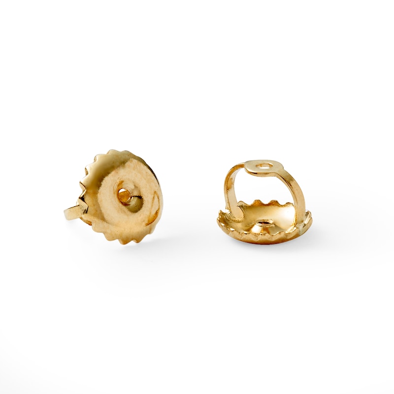 Main Image 2 of 1/5 CT. T.W. Composite Diamond Square Frame Stud Earrings in 10K Gold