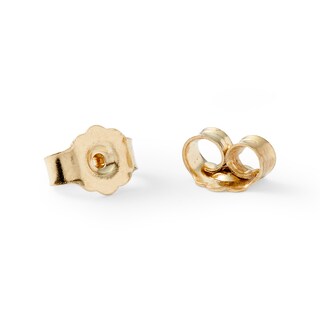 10K Solid Gold 1/6 CT. T.W. Diamond Halo Frame Studs