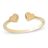 Thumbnail Image 0 of Double Heart Wrap Ring in 10K Gold - Size 7