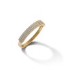 Thumbnail Image 2 of Cubic Zirconia Triple Row Ring in 10K Gold
