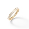 Thumbnail Image 5 of 3mm Princess-Cut Cubic Zirconia Eternity Band in 10K Gold