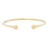 Thumbnail Image 1 of Diamond-Cut Ball Ends Cuff in 10K Gold Bonded Sterling Silver