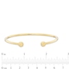 Thumbnail Image 2 of Diamond-Cut Ball Ends Cuff in 10K Gold Bonded Sterling Silver