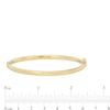 Thumbnail Image 1 of Diamond-Cut Bangle in 10K Gold Bonded Sterling Silver