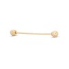 Thumbnail Image 1 of 10K Solid Gold Industrial Barbell - 18G 1 1/2"
