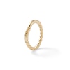 Thumbnail Image 0 of 14K Solid Gold Rope-Textured Hoop - 19G