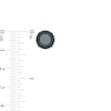 Thumbnail Image 2 of 10mm Black Cubic Zirconia Solitaire Stud Earrings in Sterling Silver