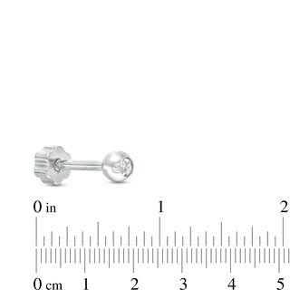 018 Gauge Marquise and Round Cubic Zirconia Bead Frame Dangle Three Piece Cartilage Barbell Set in Stainless Steel