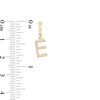 Thumbnail Image 2 of 1/20 CT. T.W. Diamond "E" Necklace Charm in 10K Gold
