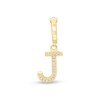 Thumbnail Image 1 of Diamond Accent &quot;J&quot; Necklace Charm in 10K Gold