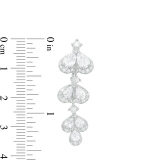 Solid Stainless Steel and Brass Triple Dangle Top Down Belly Button Ring - 14G
