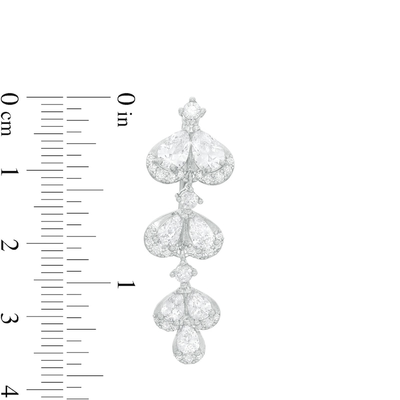 Main Image 2 of Solid Stainless Steel and Brass Triple Dangle Top Down Belly Button Ring - 14G