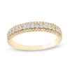 Thumbnail Image 0 of 1/6 CT. T.W. Diamond Triple Row Anniversary Ring in 10K Gold