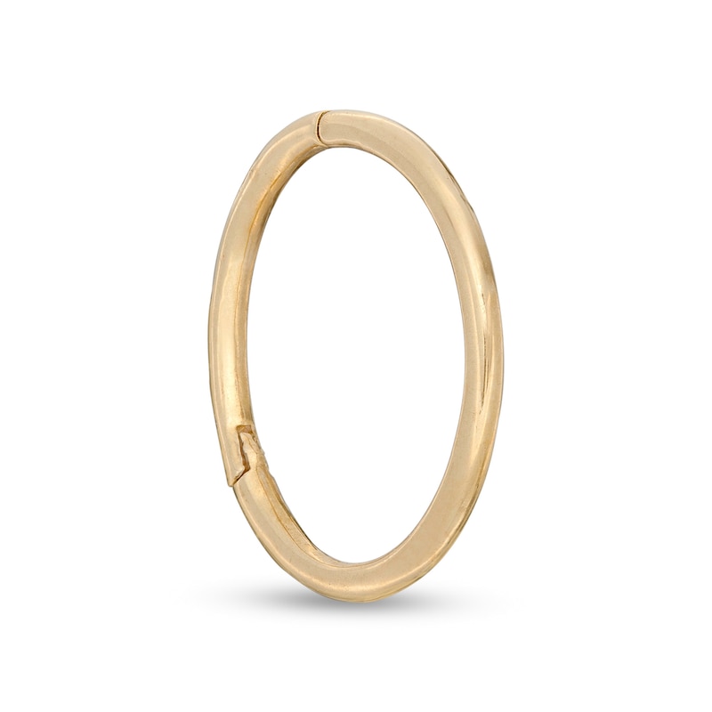 016 Gauge 12mm Cartilage Hoop in 10K Gold