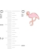 Thumbnail Image 2 of Child's Enamel Pink Flamingo in Sterling Silver with 14K Rose Gold Plate