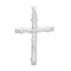 Thumbnail Image 1 of Cubic Zirconia Crucifix Necklace Charm in Sterling Silver