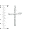 Thumbnail Image 2 of Cubic Zirconia Crucifix Necklace Charm in Sterling Silver