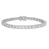 Thumbnail Image 1 of 6mm Cubic Zirconia Tennis Bracelet in Sterling Silver - 8.5"