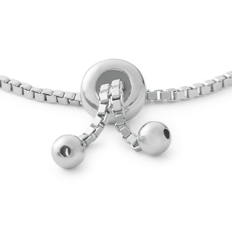 Main Image 2 of 5mm Cubic Zirconia Line Bolo Bracelet in Sterling Silver - 10"