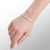 Thumbnail Image 3 of 5mm Cubic Zirconia Line Bolo Bracelet in Sterling Silver - 10"