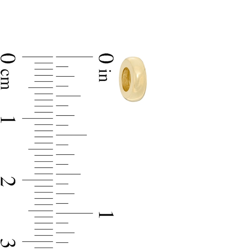 Main Image 2 of Bead Spacer Charm in 10K Solid Gold