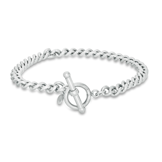 Made in Italy Solid Curb Chain Bracelet in Sterling Silver - 7"