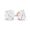 Thumbnail Image 0 of 7mm Cubic Zirconia Solitaire Stud Earrings in 14K Rose Gold