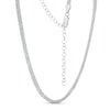 Thumbnail Image 1 of Made in Italy 035 Gauge Solid Bismark Chain Choker Necklace in Sterling Silver - 16"